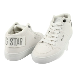 Tênis alto Big Star EE274352 branco cinza 4