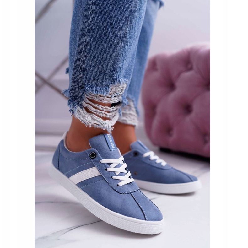 Sapatas esportivas femininas Big Star Blue DD274620 azul 1
