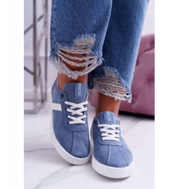 Sapatas esportivas femininas Big Star Blue DD274620 azul 2