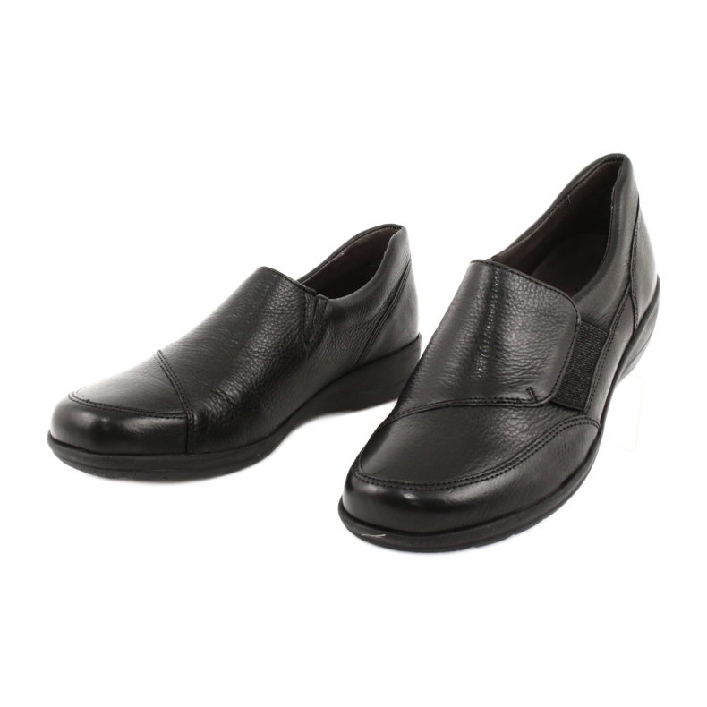 Sapatos femininos decotados Caprice teg.H preto 2