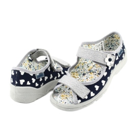 Calçados infantis Befado 969X148 azul marinho azul-marinho cinza 3