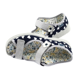 Calçados infantis Befado 969X148 azul marinho azul-marinho cinza 4
