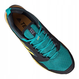 Sapatos Adidas Terrex Agravic Trail M FV2418 preto multicolorido verde amarelo 4