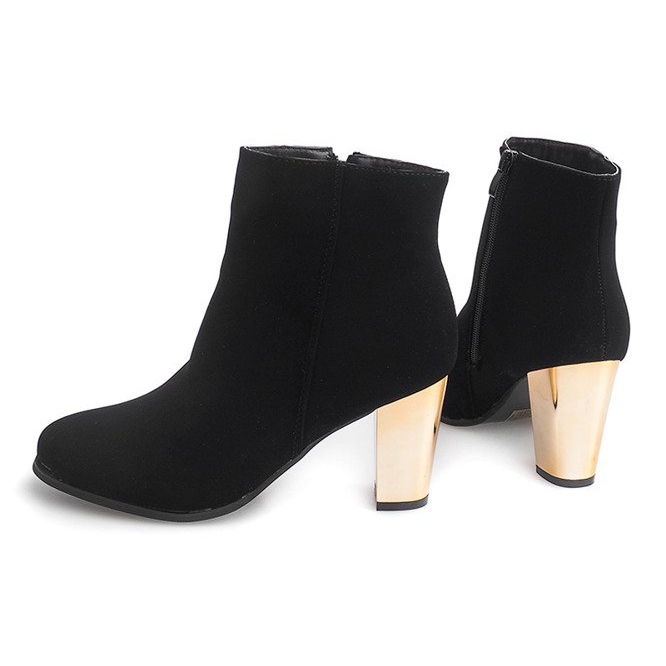 Botas de salto B2908 pretas preto 1