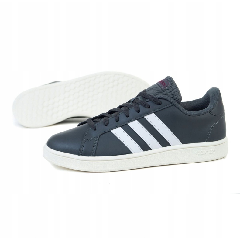Sapatos Adidas Grand Court Base M EE7907 cinza 1