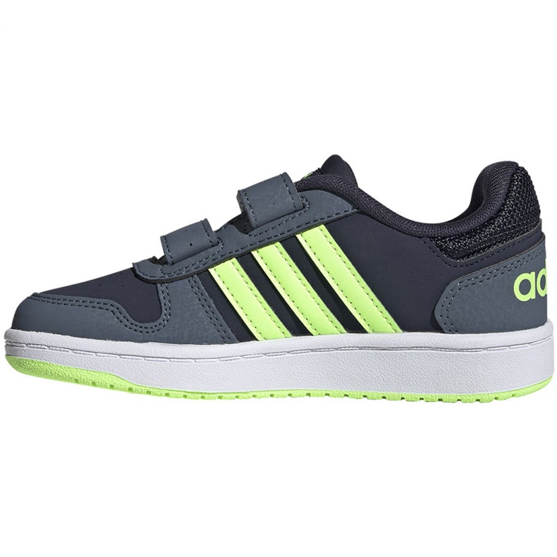 Sapatos Adidas Hoops 2.0 Cmf Jr FW4930 azul marinho multicolorido 2