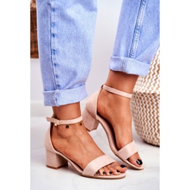 BUGO Sandálias Femininas Camurça Bege Oh Baby! 2