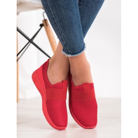 Calçados Esportivos Slip-on vermelho 2