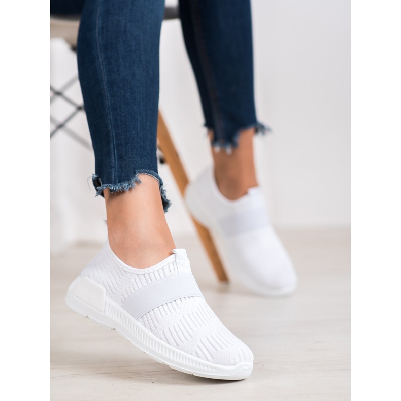 SHELOVET Calçados Esportivos Slip-on branco 1