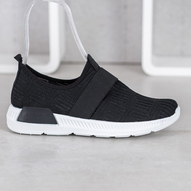 SHELOVET Calçados Esportivos Slip-on preto 2