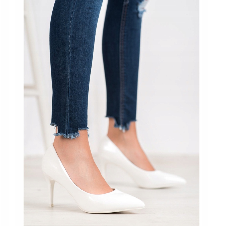 Small Swan Alfinetes envernizados branco 2