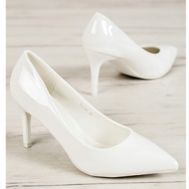 Small Swan Alfinetes envernizados branco 1