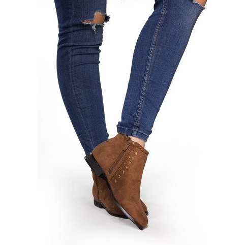 Botas de camurça botas Chelsea 100-602 Camel castanho 1 Botas de camurça botas Chelsea 100-602 Camel castanho 1