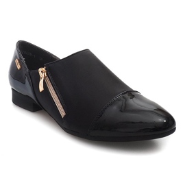 Sapatos Clássicos Com Zíper 2060B Preto 2