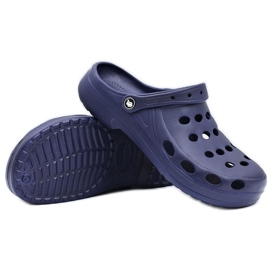 Flameshoes Chinelos masculinos, sandálias azul marinho crocs azul-marinho 3