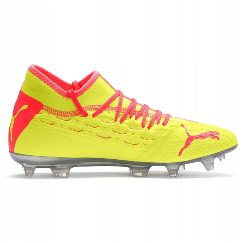 Chuteiras Puma Future 5.2 Netfit Osg Evo FG / AG M 106007-01 multicolorido amarelo 1