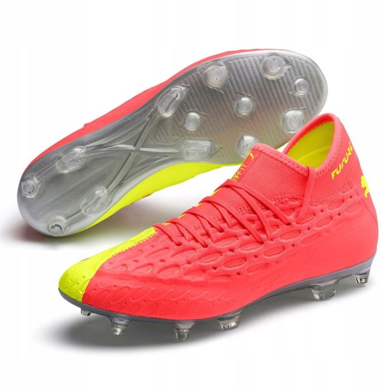 Chuteiras Puma Future 5.2 Netfit Osg Evo FG / AG M 106007-01 multicolorido amarelo 2