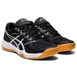 Tênis Asics Upcourt 4 W 1072A055-001 voleibol multicolorido preto 1