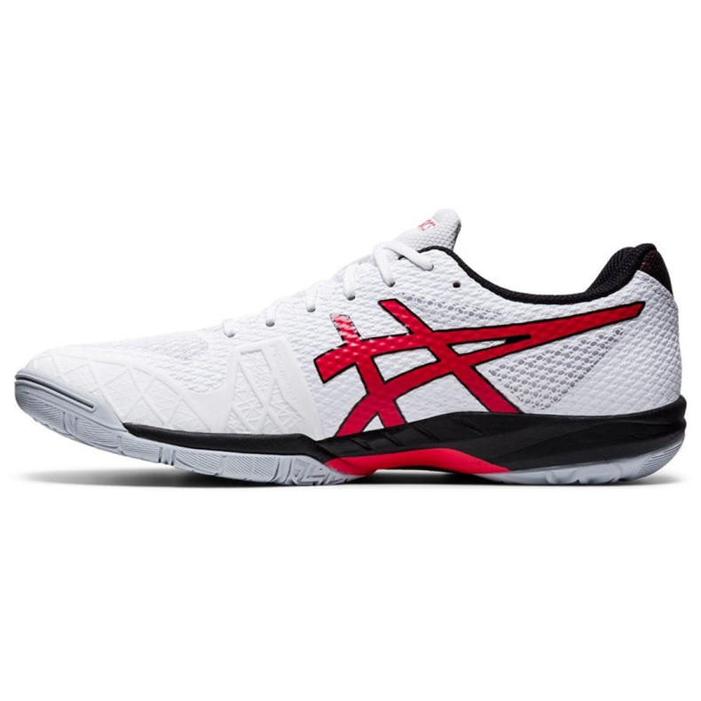 Sapato de squash Asics Gel Blade 7 M 1071A029-101 branco vermelho 1