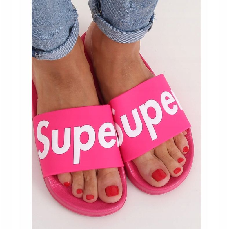 Chinelos fúcsia feminino CK110 fúcsia rosa 1 Chinelos fúcsia feminino CK110 fúcsia rosa 1