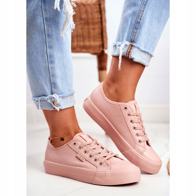 Tênis feminino Big Star rosa GG274103 1