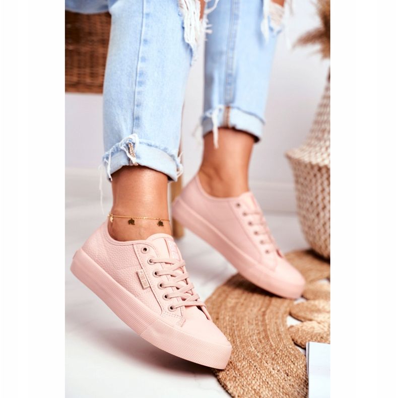 Tênis feminino Big Star rosa GG274103 2