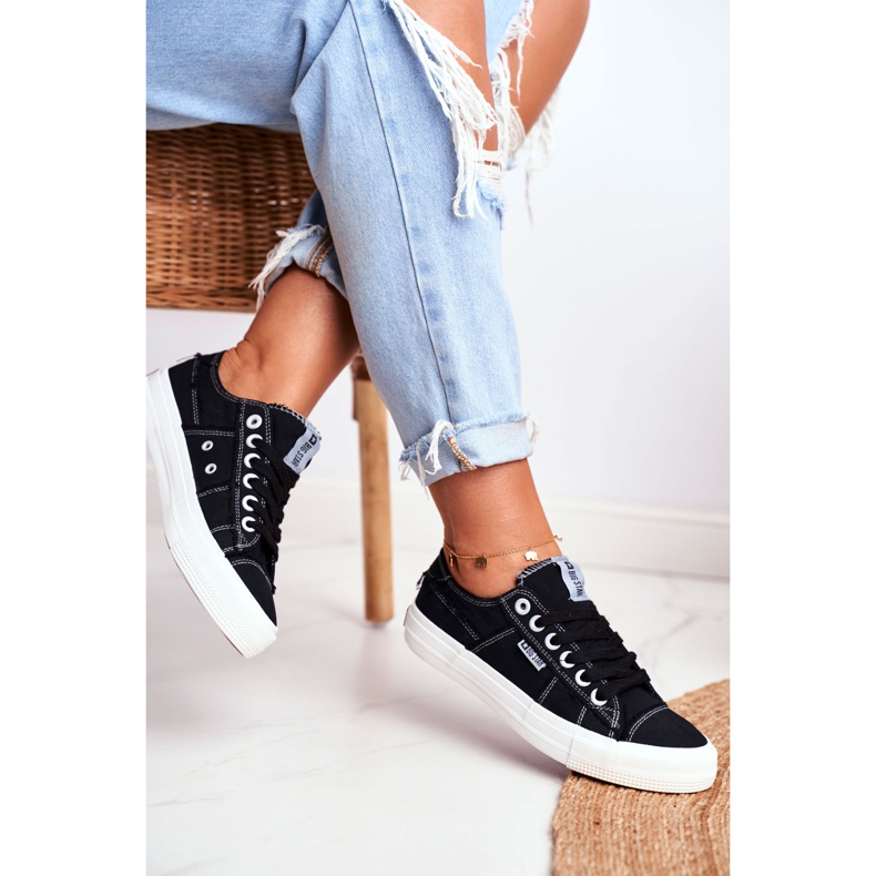 Tênis feminino Big Star Black DD274446 preto 2
