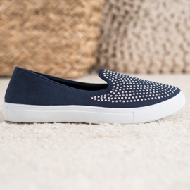 SHELOVET Slipons elegantes azul 1