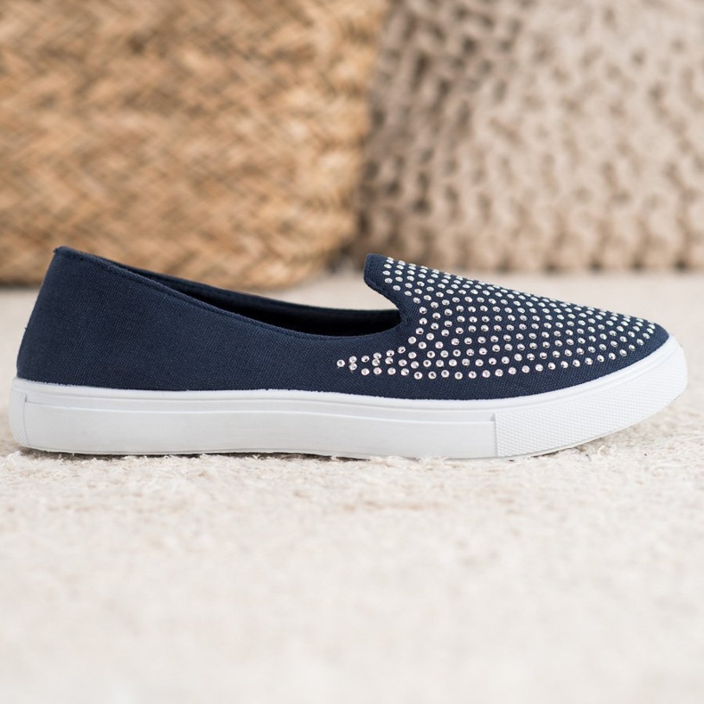 SHELOVET Slipons elegantes azul 1