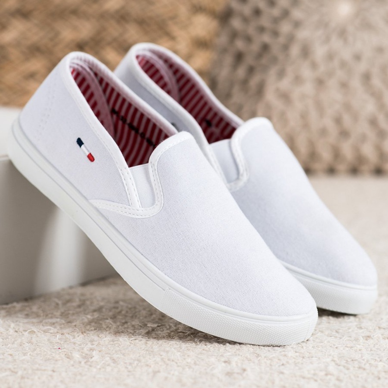 SHELOVET Tênis Branco Têxtil 1