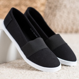 SHELOVET Tênis slip-on preto 1