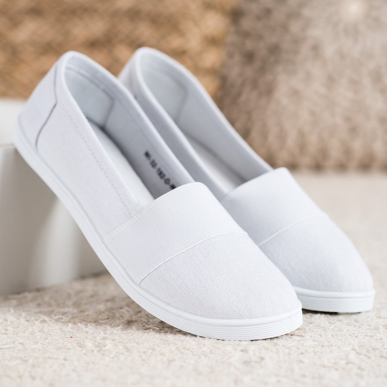 SHELOVET Tênis slip-on branco 1