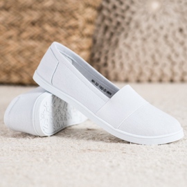 SHELOVET Tênis slip-on branco 2