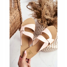 Chinelos femininos clássicos Lu Boo Beige Mabella bege 1