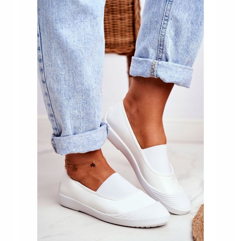 LU BOO Tênis Slip On Tênis Slip-on White Justy branco 1