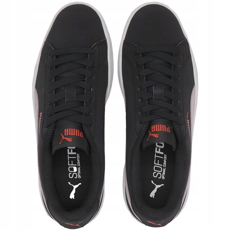 Sapatos Puma Smash v2 Buck Jr 365182 19 preto 1