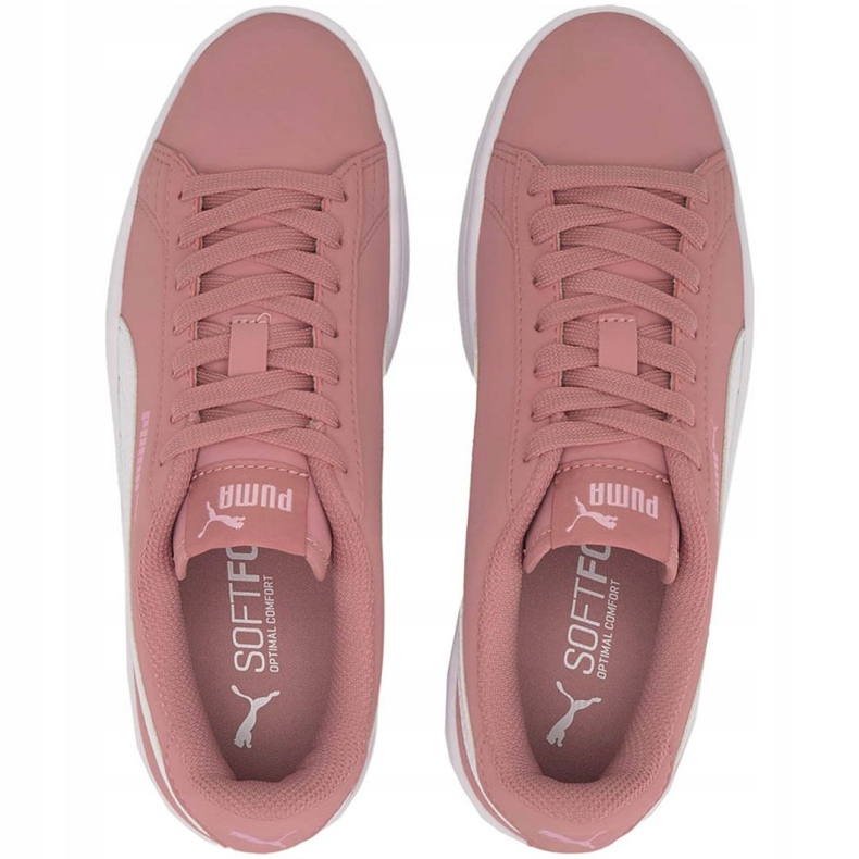 Puma Smash v2 Buck Jr 365182 21 preto rosa 1 Puma Smash v2 Buck Jr 365182 21 preto rosa 1