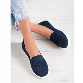 Via Giulia  Tênis azul marinho aberto 1