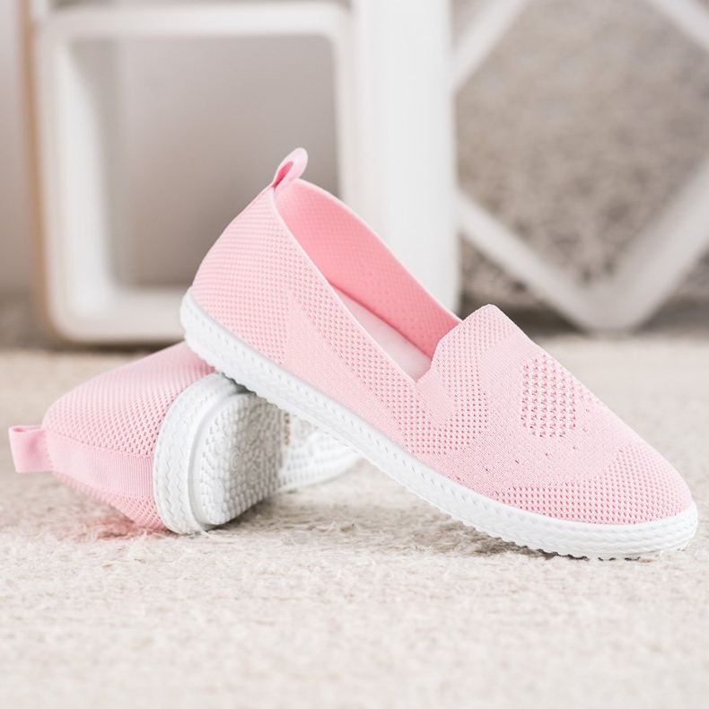 Via Giulia  Tênis rosa perfurado 2