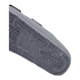 Flameshoes Chinelos cinza masculinos para jardim 2