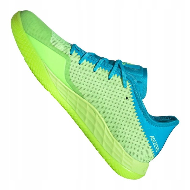 Sapatos de interior adidas Adizero FastCourt M FU8385 cinza / prata, azul, verde verde 1
