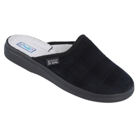 Chinelos de sapatos de saúde masculinos Befado 125M010 chinelos azul marinho 1