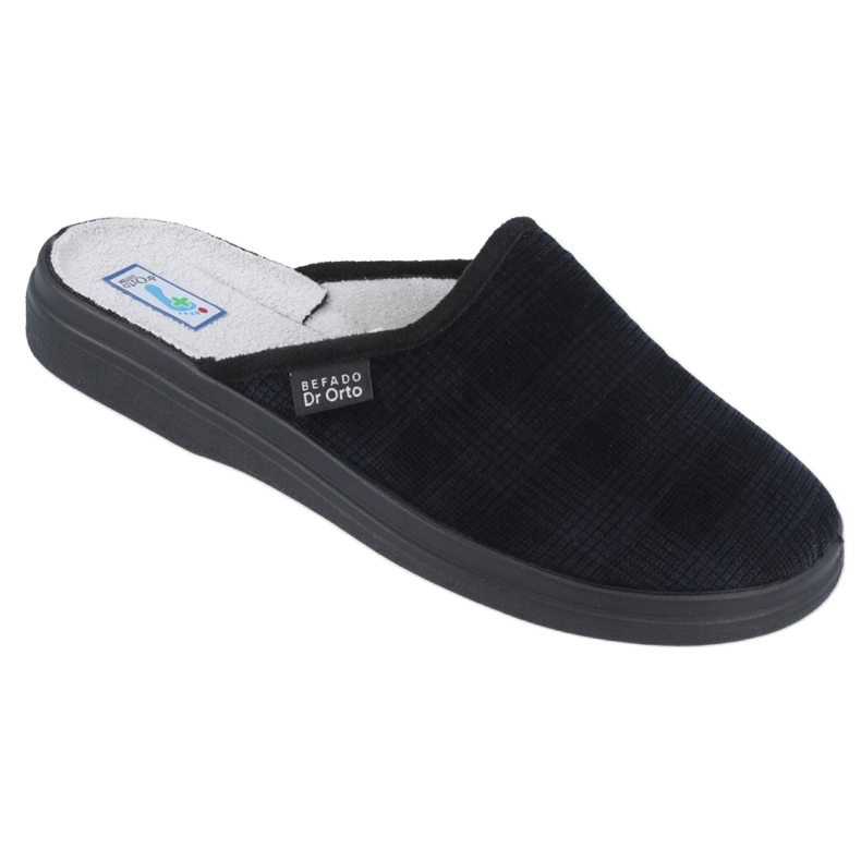 Chinelos de sapatos de saúde masculinos Befado 125M010 chinelos azul marinho 1