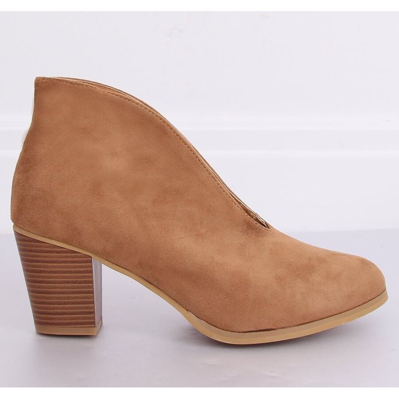 Botas provisórias com fenda camelo NS128P Camel castanho 1