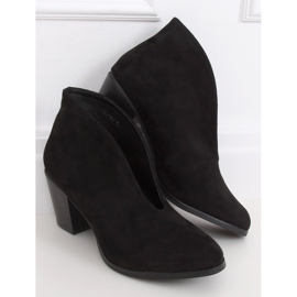 Botas pretas com fenda preta NS128P preta preto 2 Botas pretas com fenda preta NS128P preta preto 2