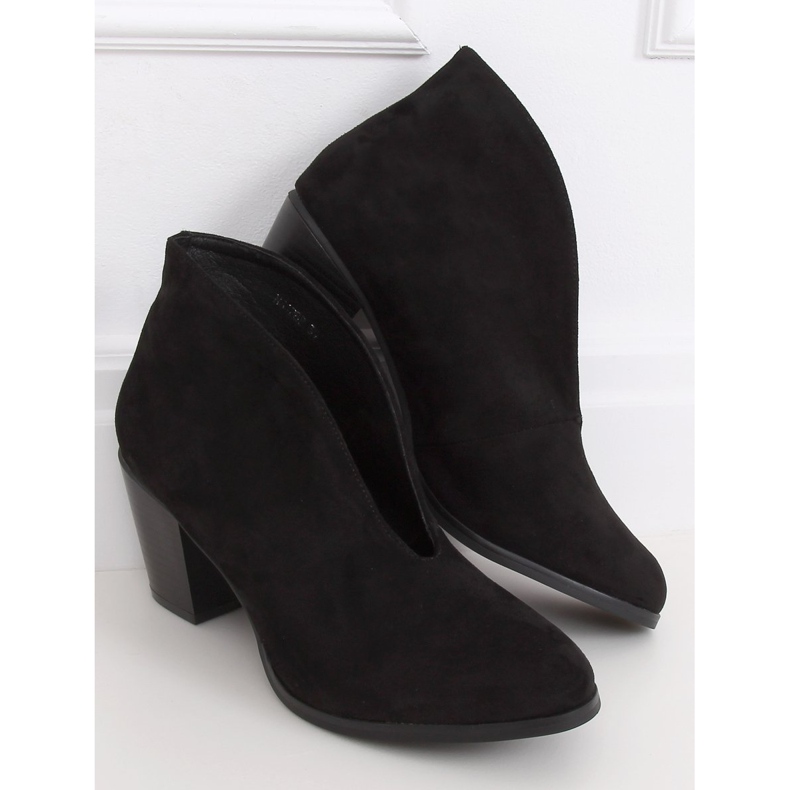 Botas pretas com fenda preta NS128P preta preto 2