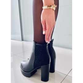 Botas plataforma pretas RB41P pretas preto 2