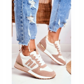 Calçados esportivos femininos marrom dourado Maddie Elements castanho 1