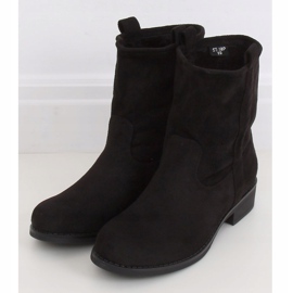 Botas femininas de camurça preta ST-18P pretas preto 1