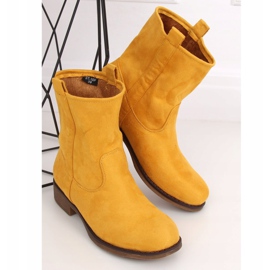 Botas de camurça de mel feminino ST-18P amarelas amarelo 1